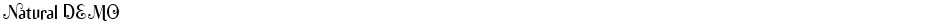Natural DEMODemo