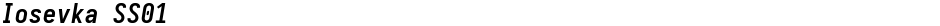 Iosevka SS01Demo