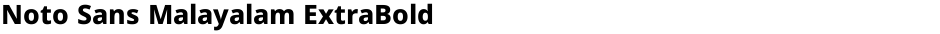 Noto Sans Malayalam ExtraBoldDemo