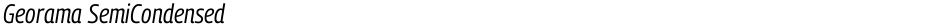 Georama SemiCondensedDemo
