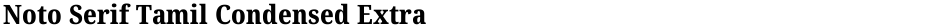 Noto Serif Tamil Condensed ExtraBoldDemo