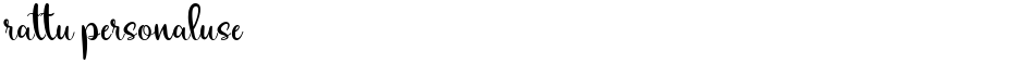 rattu personaluseDemo