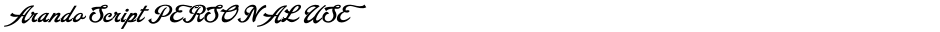Arando Script PERSONAL USEDemo