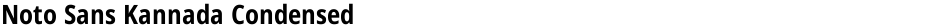 Noto Sans Kannada CondensedDemo