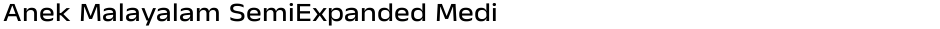 Anek Malayalam SemiExpanded MediumDemo