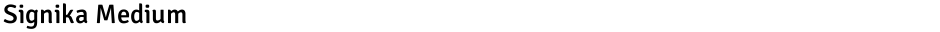 Signika MediumDemo
