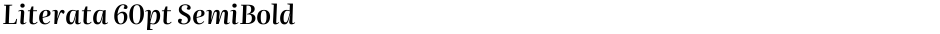 Literata 60pt SemiBoldDemo