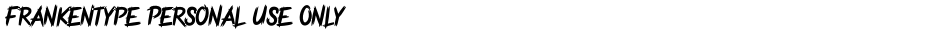 Frankentype Personal Use OnlyDemo