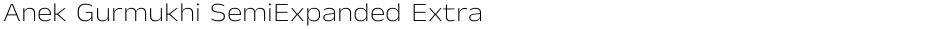 Anek Gurmukhi SemiExpanded ExtraLightDemo