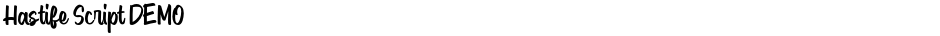 Hastife Script DEMODemo