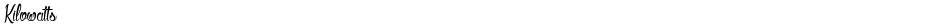 KilowattsDemo