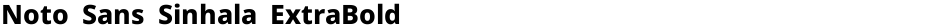 Noto Sans Sinhala ExtraBoldDemo