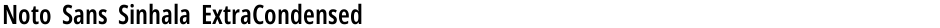 Noto Sans Sinhala ExtraCondensed SemiBoldDemo