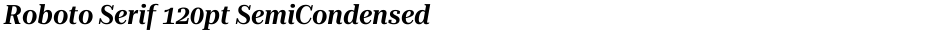 Roboto Serif 120pt SemiCondensed SemiBoldDemo