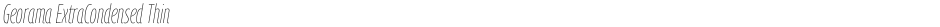 Georama ExtraCondensed ThinDemo