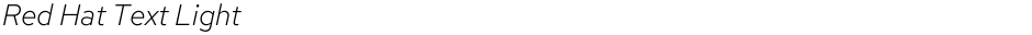 Red Hat Text LightDemo