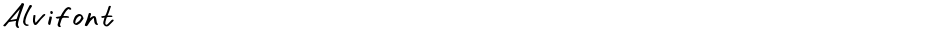 AlvifontDemo