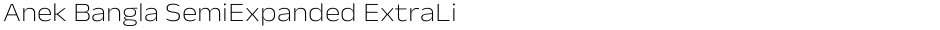 Anek Bangla SemiExpanded ExtraLightDemo