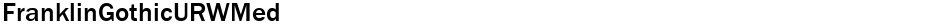 FranklinGothicURWMedDemo