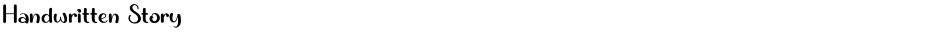 Handwritten StoryDemo