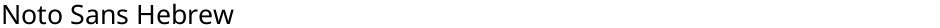 Noto Sans HebrewDemo
