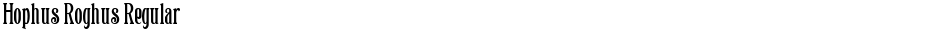 Hophus Roghus RegularDemo