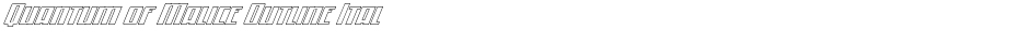 Quantum of Malice Outline ItalDemo