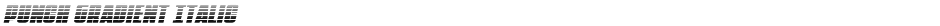 Punch Gradient ItalicDemo