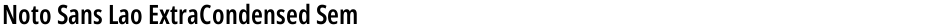 Noto Sans Lao ExtraCondensed SemiBoldDemo