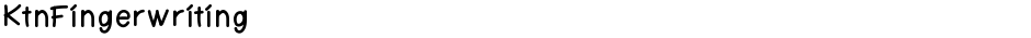 KtnFingerwritingDemo