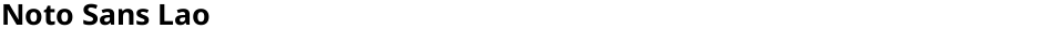 Noto Sans LaoDemo