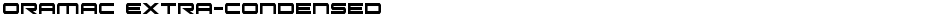 Oramac Extra-CondensedDemo