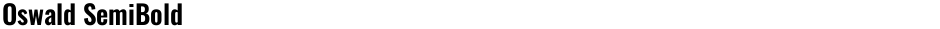 Oswald SemiBoldDemo