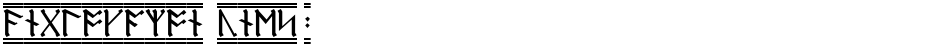 AngloSaxon Runes-2Demo