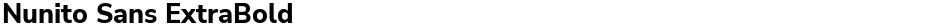 Nunito Sans ExtraBoldDemo