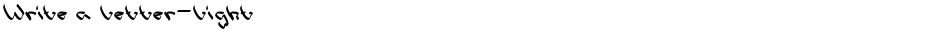 Write a Letter-LightDemo