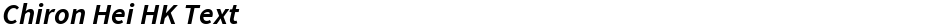 Chiron Hei HK TextDemo
