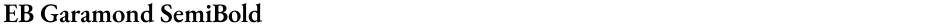 EB Garamond SemiBoldDemo