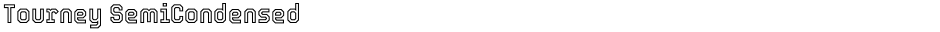 Tourney SemiCondensedDemo