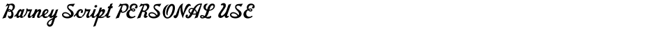 Barney Script PERSONAL USEDemo