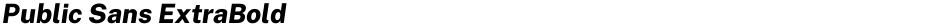 Public Sans ExtraBoldDemo