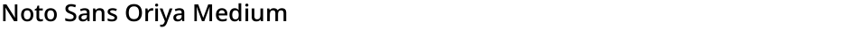 Noto Sans Oriya MediumDemo