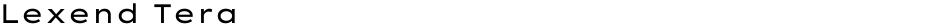 Lexend TeraDemo