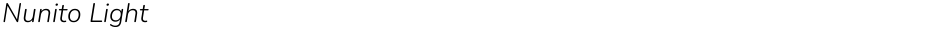 Nunito LightDemo