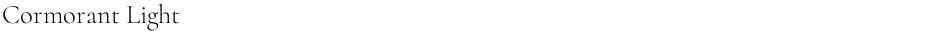 Cormorant LightDemo