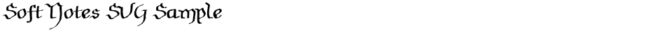 Soft Notes SVG SampleDemo