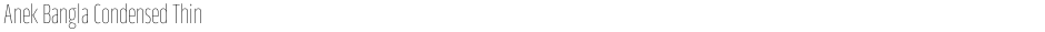 Anek Bangla Condensed ThinDemo