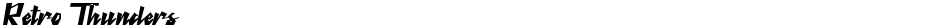Retro ThundersDemo