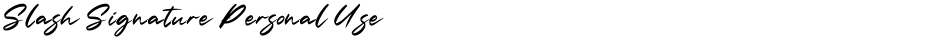 Slash Signature Personal UseDemo