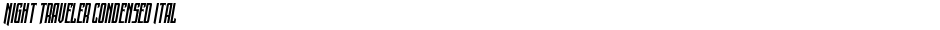 Night Traveler Condensed ItalDemo